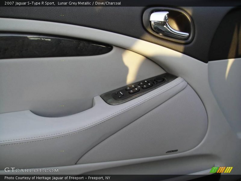 Lunar Grey Metallic / Dove/Charcoal 2007 Jaguar S-Type R Sport