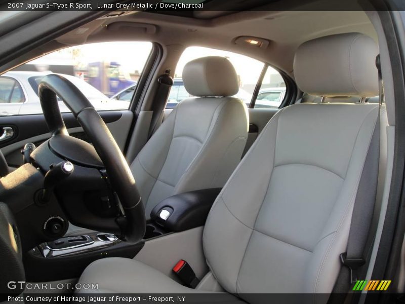  2007 S-Type R Sport Dove/Charcoal Interior