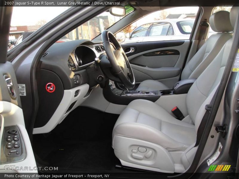  2007 S-Type R Sport Dove/Charcoal Interior