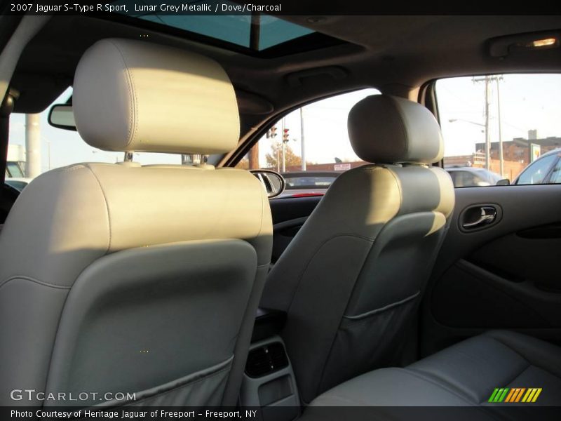 Lunar Grey Metallic / Dove/Charcoal 2007 Jaguar S-Type R Sport