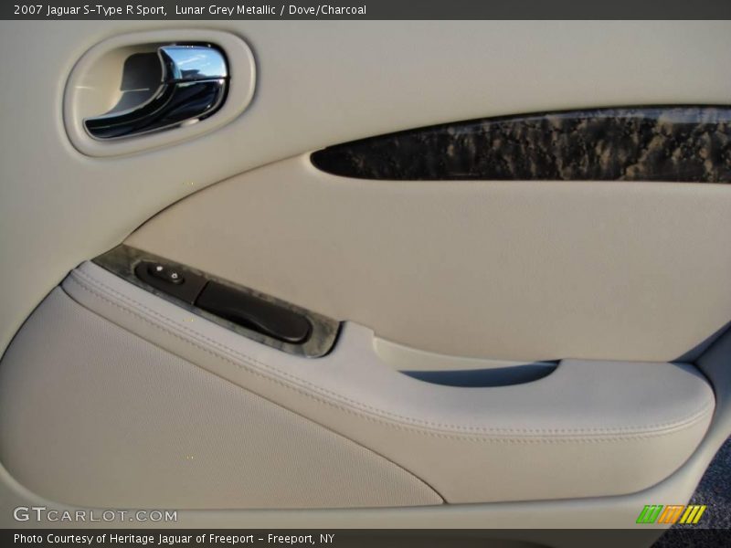 Lunar Grey Metallic / Dove/Charcoal 2007 Jaguar S-Type R Sport