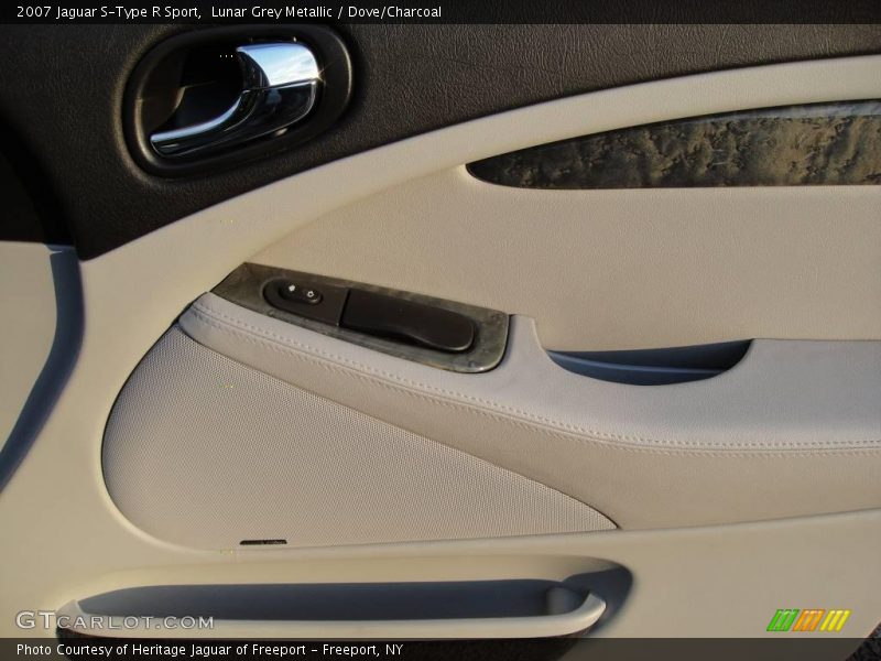 Lunar Grey Metallic / Dove/Charcoal 2007 Jaguar S-Type R Sport