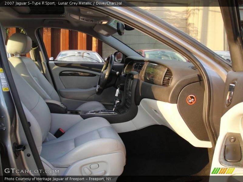 Lunar Grey Metallic / Dove/Charcoal 2007 Jaguar S-Type R Sport