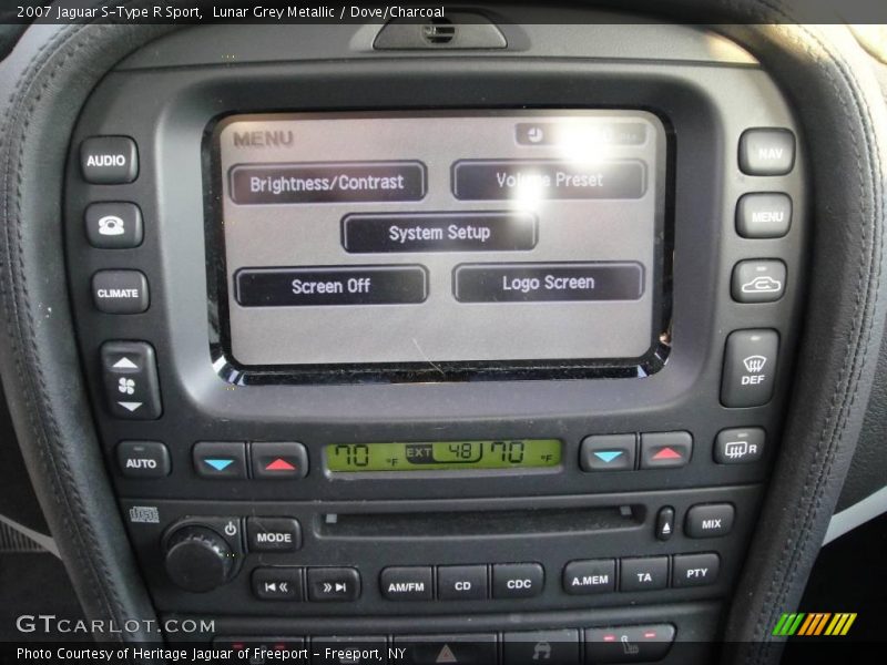 Lunar Grey Metallic / Dove/Charcoal 2007 Jaguar S-Type R Sport