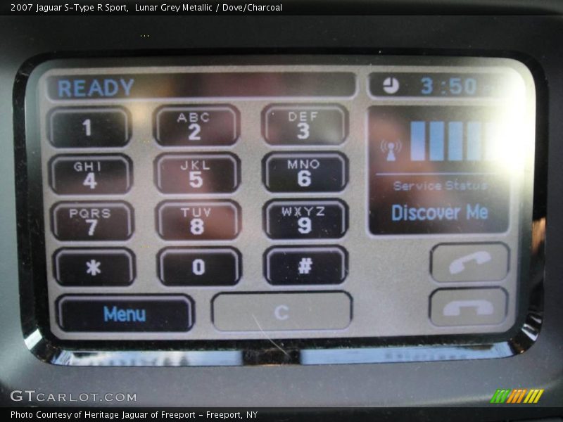 Lunar Grey Metallic / Dove/Charcoal 2007 Jaguar S-Type R Sport