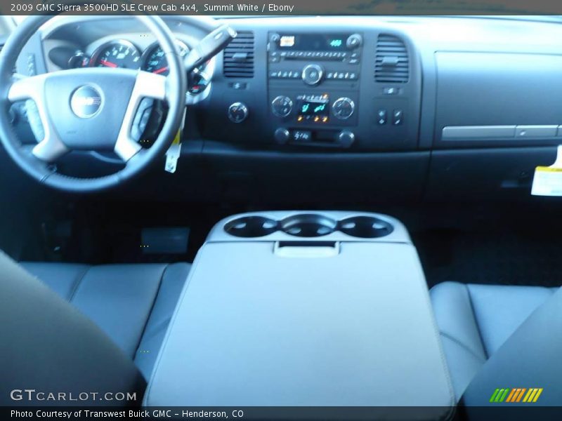 Summit White / Ebony 2009 GMC Sierra 3500HD SLE Crew Cab 4x4
