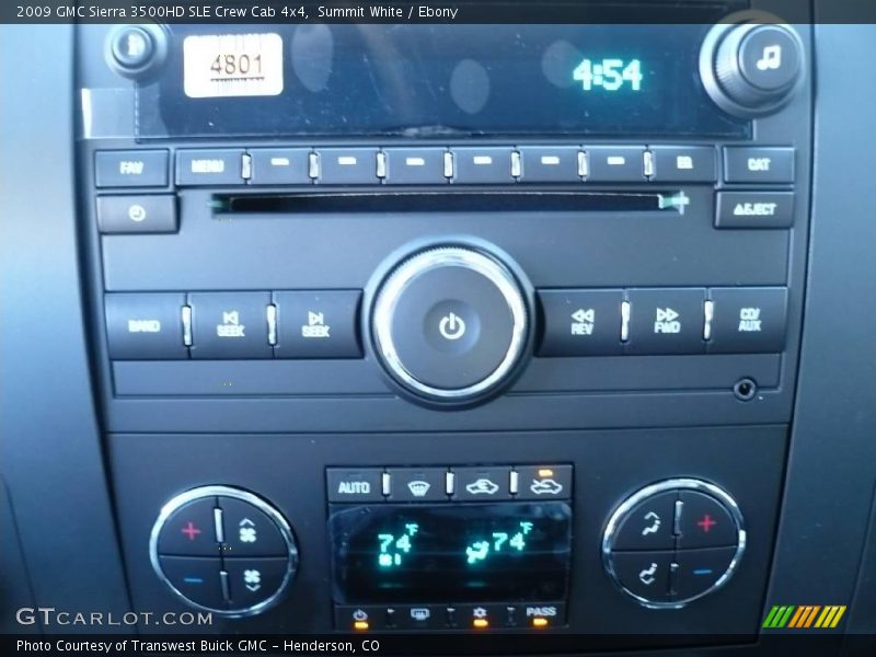 Summit White / Ebony 2009 GMC Sierra 3500HD SLE Crew Cab 4x4