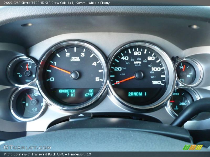 Summit White / Ebony 2009 GMC Sierra 3500HD SLE Crew Cab 4x4
