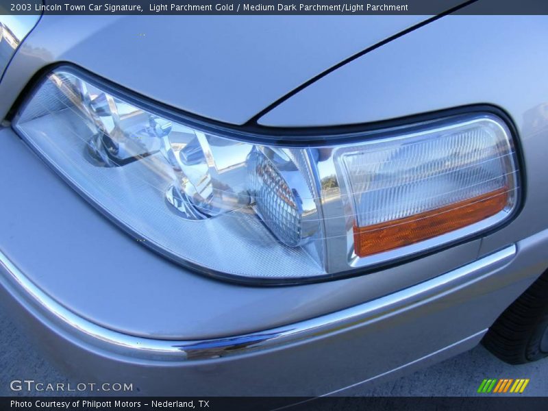 Light Parchment Gold / Medium Dark Parchment/Light Parchment 2003 Lincoln Town Car Signature
