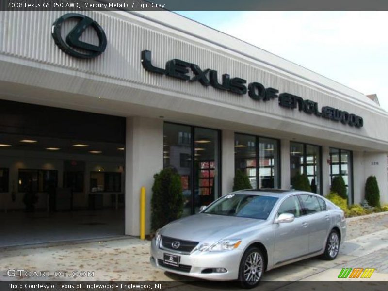 Mercury Metallic / Light Gray 2008 Lexus GS 350 AWD