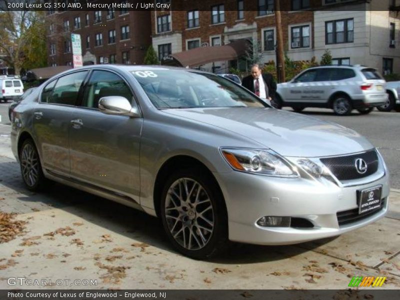 Mercury Metallic / Light Gray 2008 Lexus GS 350 AWD