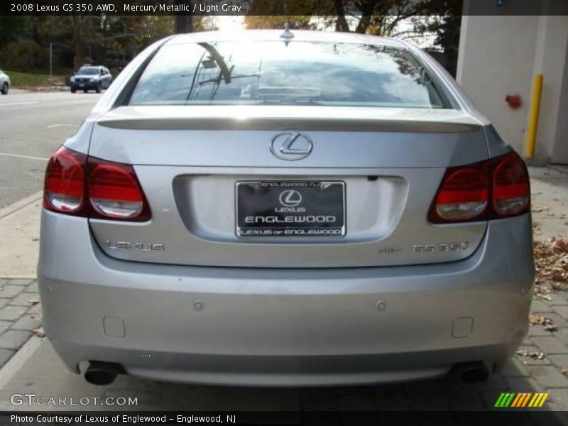 Mercury Metallic / Light Gray 2008 Lexus GS 350 AWD