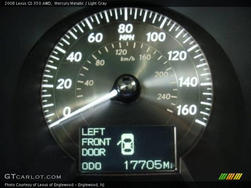 Mercury Metallic / Light Gray 2008 Lexus GS 350 AWD