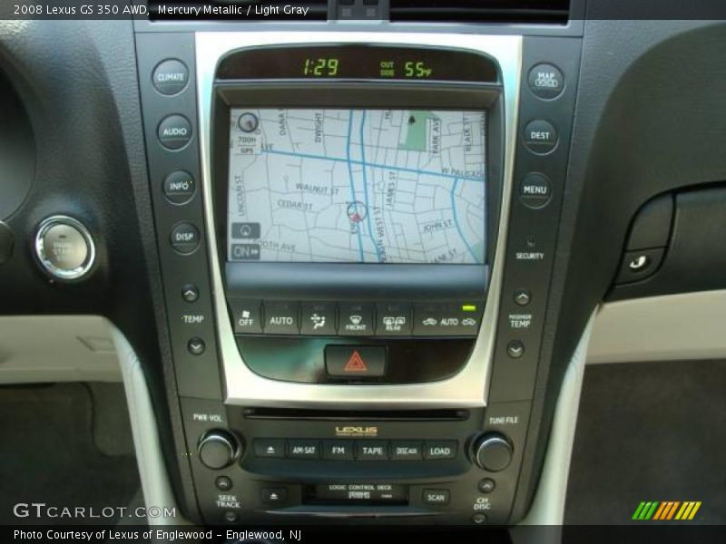 Mercury Metallic / Light Gray 2008 Lexus GS 350 AWD