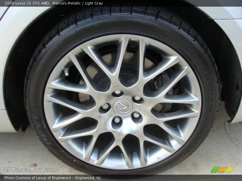 Mercury Metallic / Light Gray 2008 Lexus GS 350 AWD