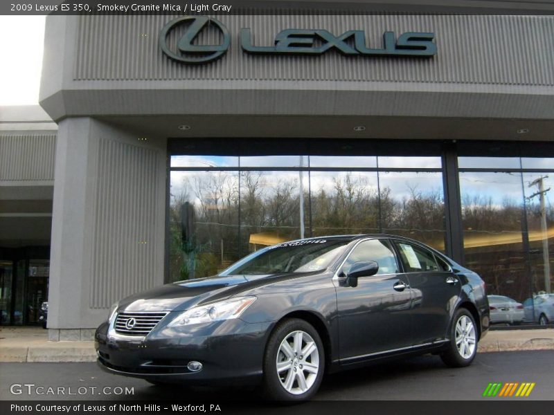 Smokey Granite Mica / Light Gray 2009 Lexus ES 350