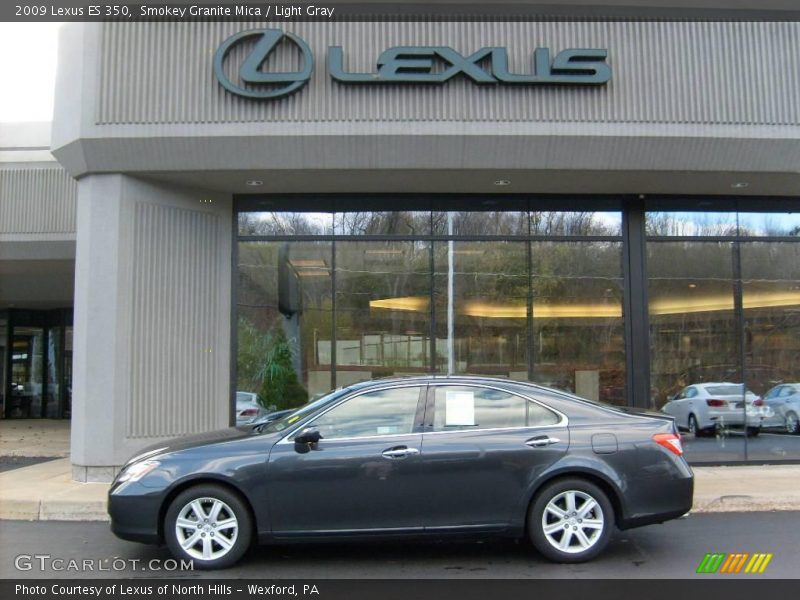 Smokey Granite Mica / Light Gray 2009 Lexus ES 350