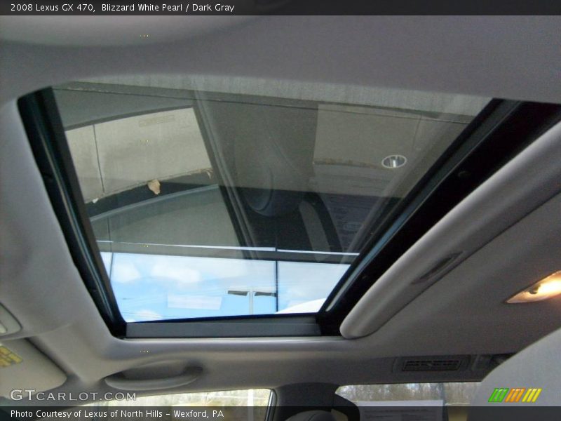 Blizzard White Pearl / Dark Gray 2008 Lexus GX 470