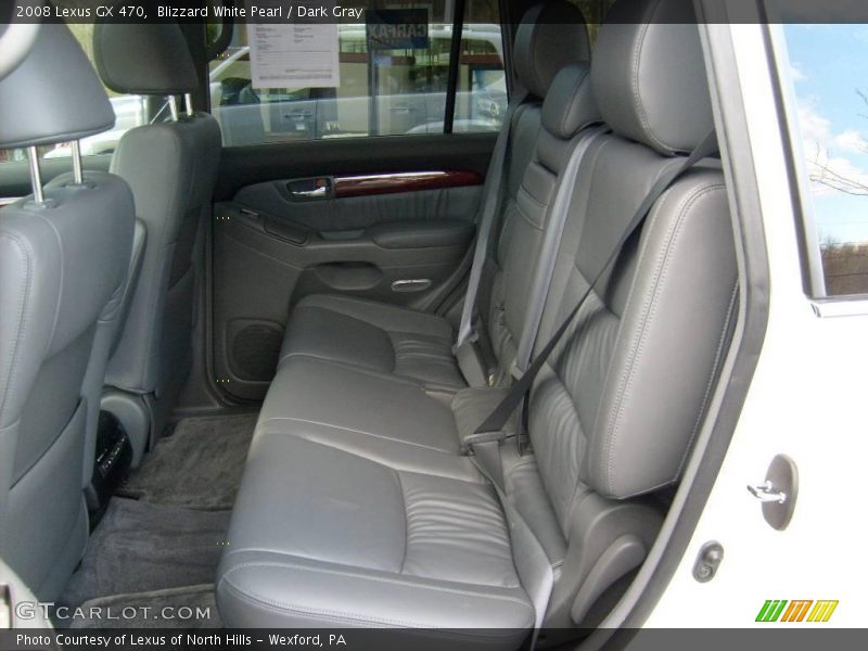 Blizzard White Pearl / Dark Gray 2008 Lexus GX 470