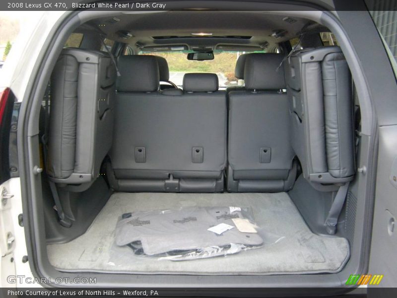 Blizzard White Pearl / Dark Gray 2008 Lexus GX 470