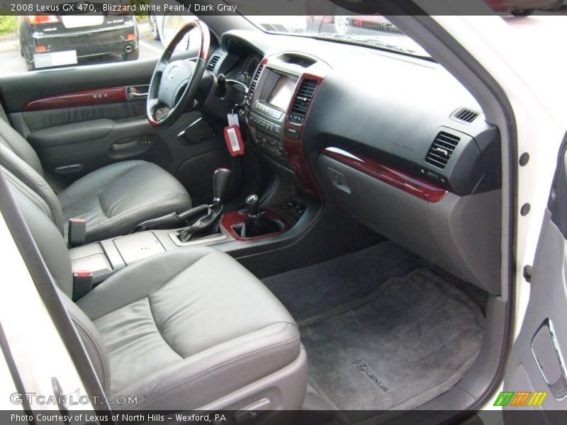 Blizzard White Pearl / Dark Gray 2008 Lexus GX 470