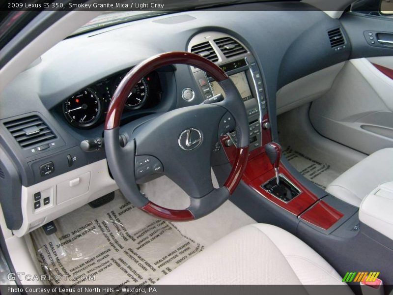 Smokey Granite Mica / Light Gray 2009 Lexus ES 350