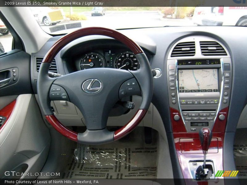 Smokey Granite Mica / Light Gray 2009 Lexus ES 350