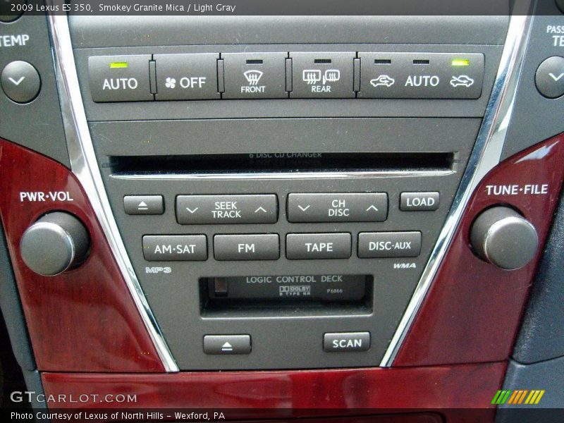 Smokey Granite Mica / Light Gray 2009 Lexus ES 350