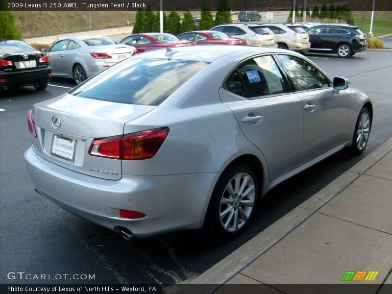 Tungsten Pearl / Black 2009 Lexus IS 250 AWD