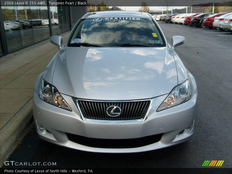 Tungsten Pearl / Black 2009 Lexus IS 250 AWD