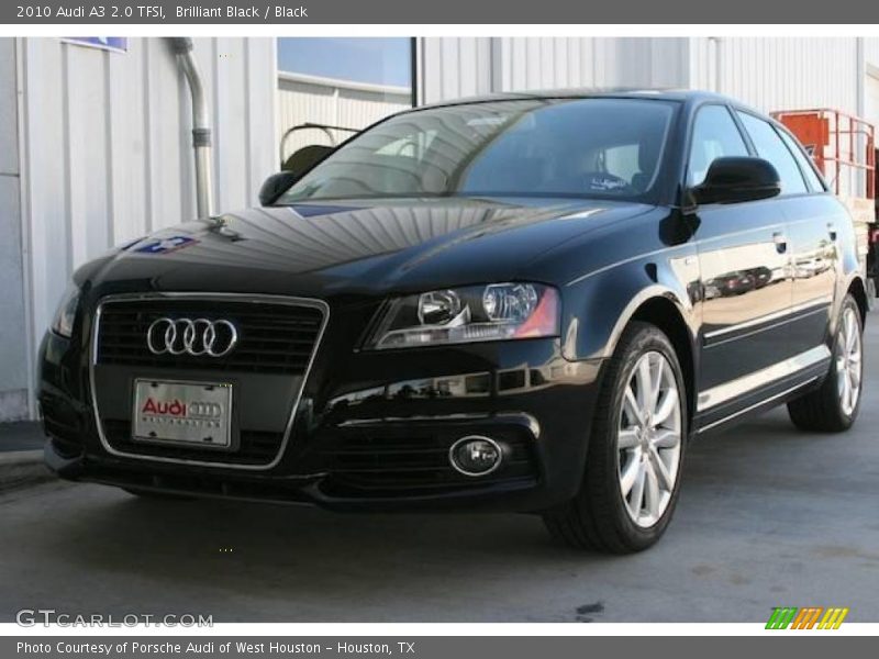 Brilliant Black / Black 2010 Audi A3 2.0 TFSI