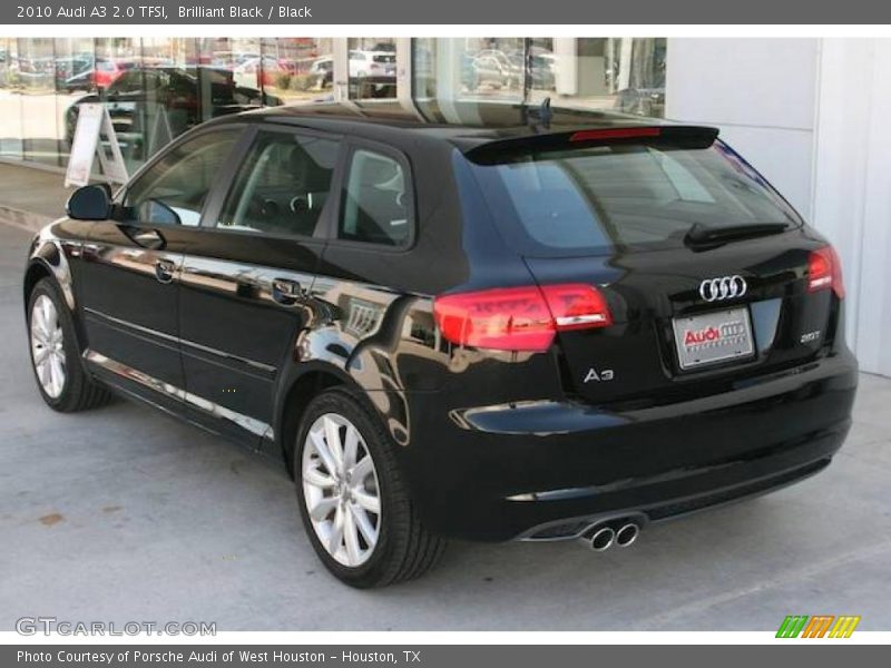 Brilliant Black / Black 2010 Audi A3 2.0 TFSI