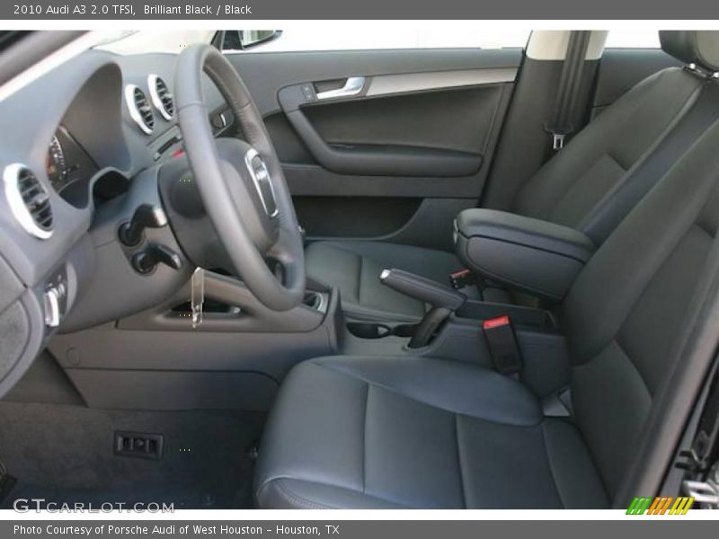 Brilliant Black / Black 2010 Audi A3 2.0 TFSI