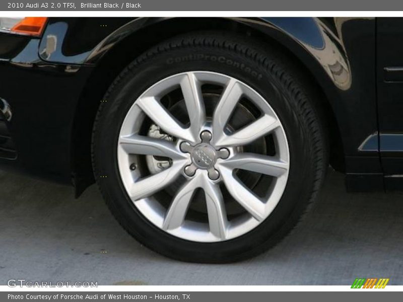 Brilliant Black / Black 2010 Audi A3 2.0 TFSI