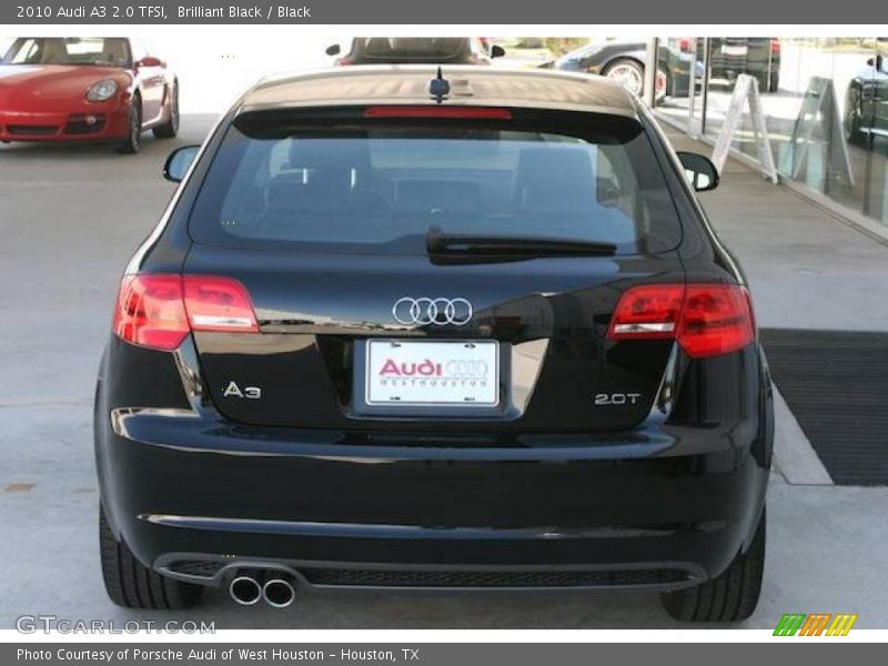 Brilliant Black / Black 2010 Audi A3 2.0 TFSI