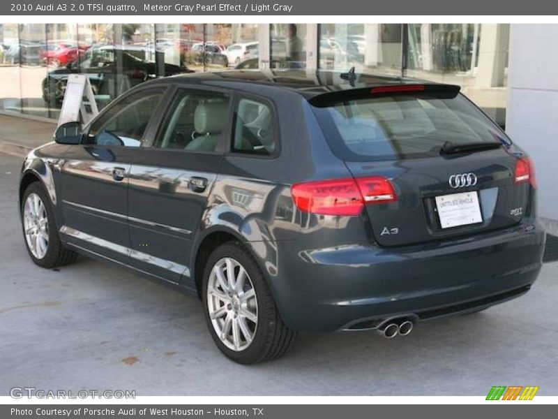 Meteor Gray Pearl Effect / Light Gray 2010 Audi A3 2.0 TFSI quattro