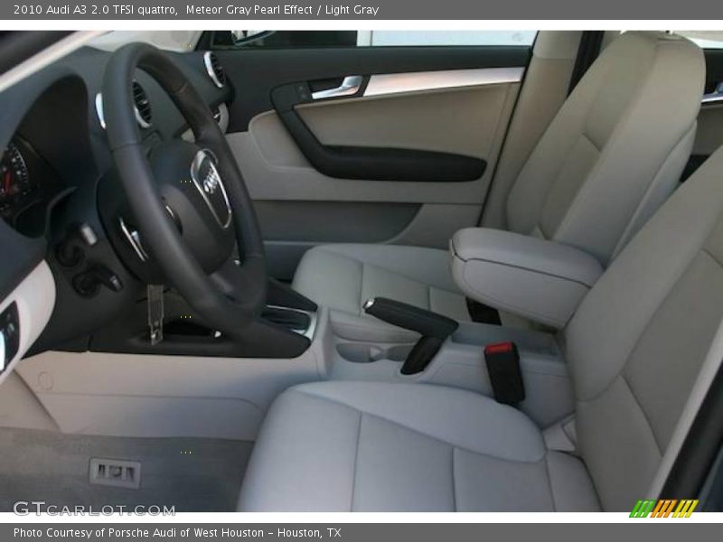 Meteor Gray Pearl Effect / Light Gray 2010 Audi A3 2.0 TFSI quattro