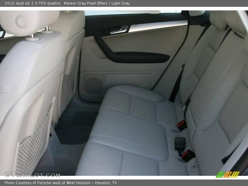 Meteor Gray Pearl Effect / Light Gray 2010 Audi A3 2.0 TFSI quattro