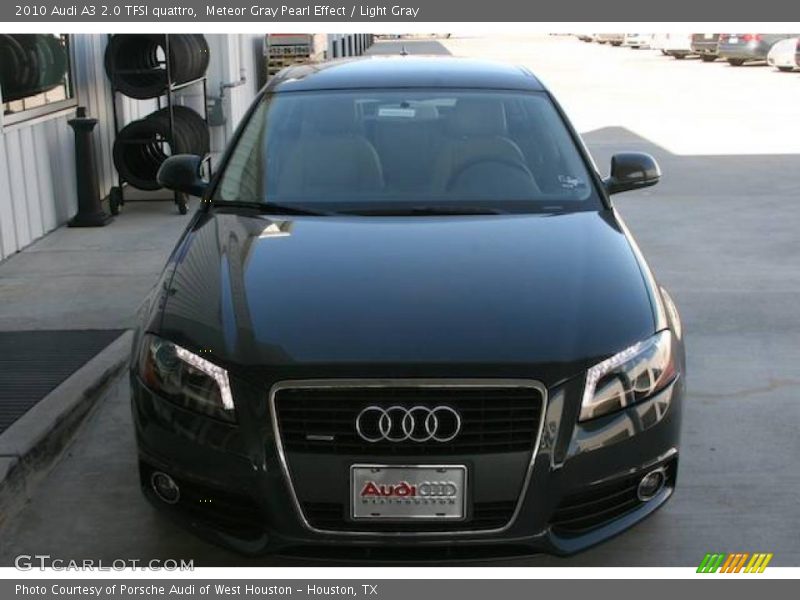 Meteor Gray Pearl Effect / Light Gray 2010 Audi A3 2.0 TFSI quattro