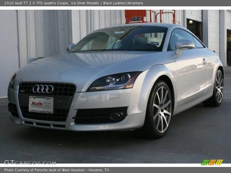 Ice Silver Metallic / Black Leather/Alcantara 2010 Audi TT 2.0 TFSI quattro Coupe