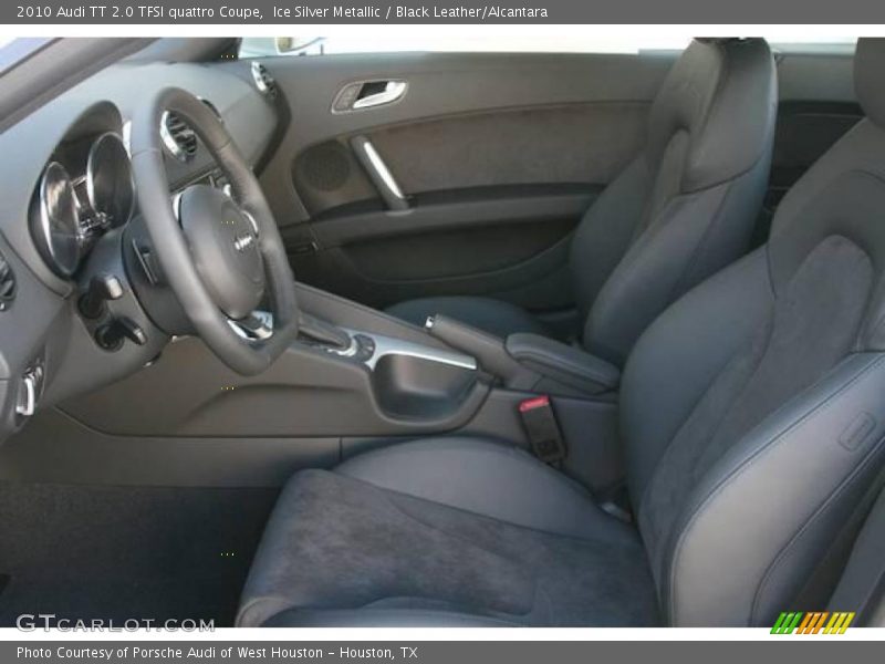 Ice Silver Metallic / Black Leather/Alcantara 2010 Audi TT 2.0 TFSI quattro Coupe
