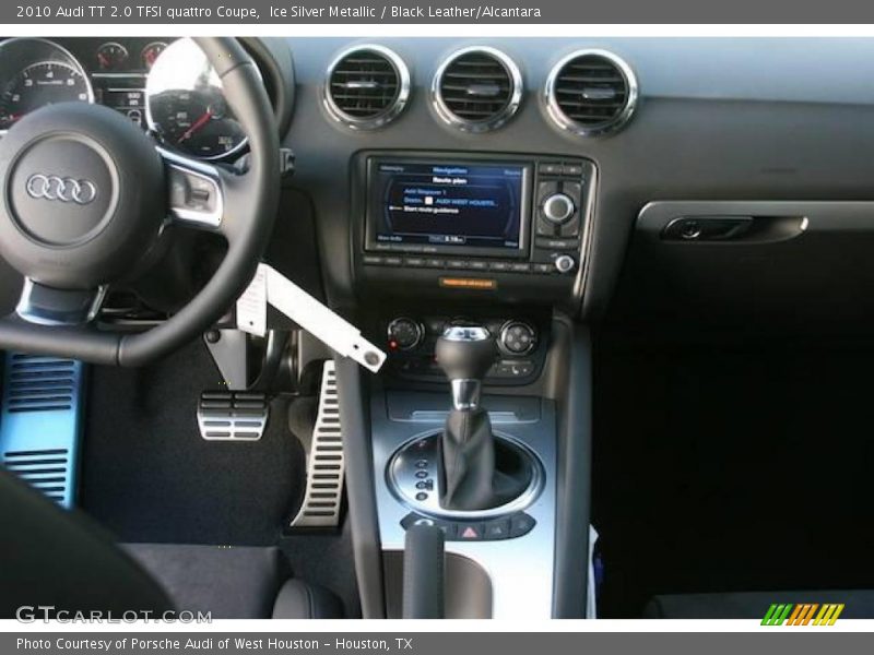 Ice Silver Metallic / Black Leather/Alcantara 2010 Audi TT 2.0 TFSI quattro Coupe