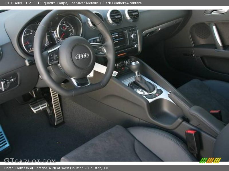 Ice Silver Metallic / Black Leather/Alcantara 2010 Audi TT 2.0 TFSI quattro Coupe