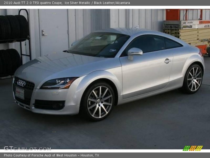 Ice Silver Metallic / Black Leather/Alcantara 2010 Audi TT 2.0 TFSI quattro Coupe