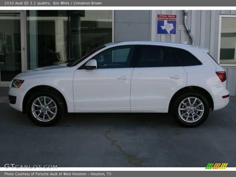 Ibis White / Cinnamon Brown 2010 Audi Q5 3.2 quattro