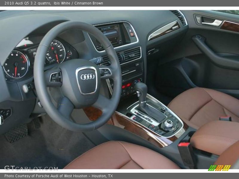 Ibis White / Cinnamon Brown 2010 Audi Q5 3.2 quattro