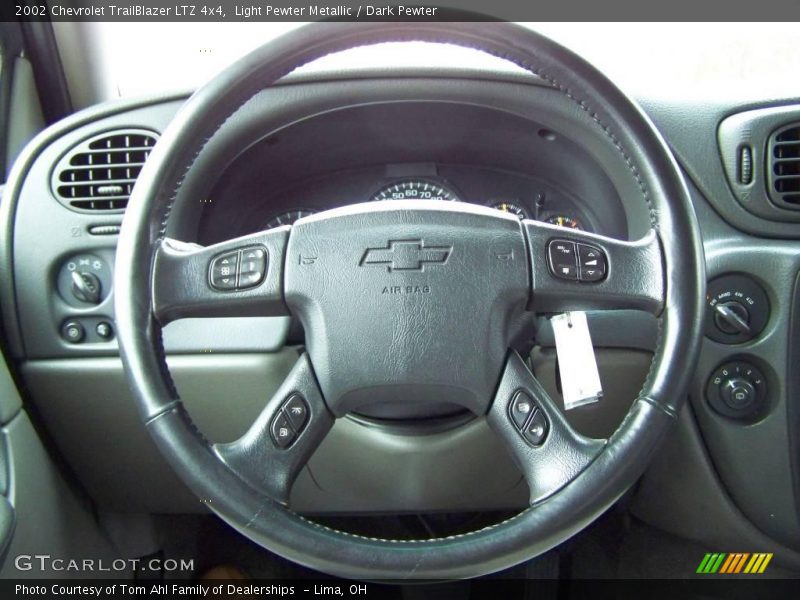Light Pewter Metallic / Dark Pewter 2002 Chevrolet TrailBlazer LTZ 4x4
