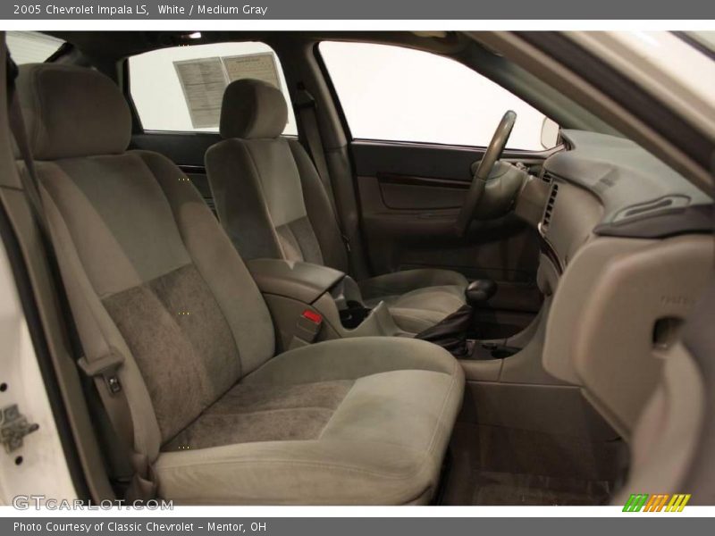 White / Medium Gray 2005 Chevrolet Impala LS