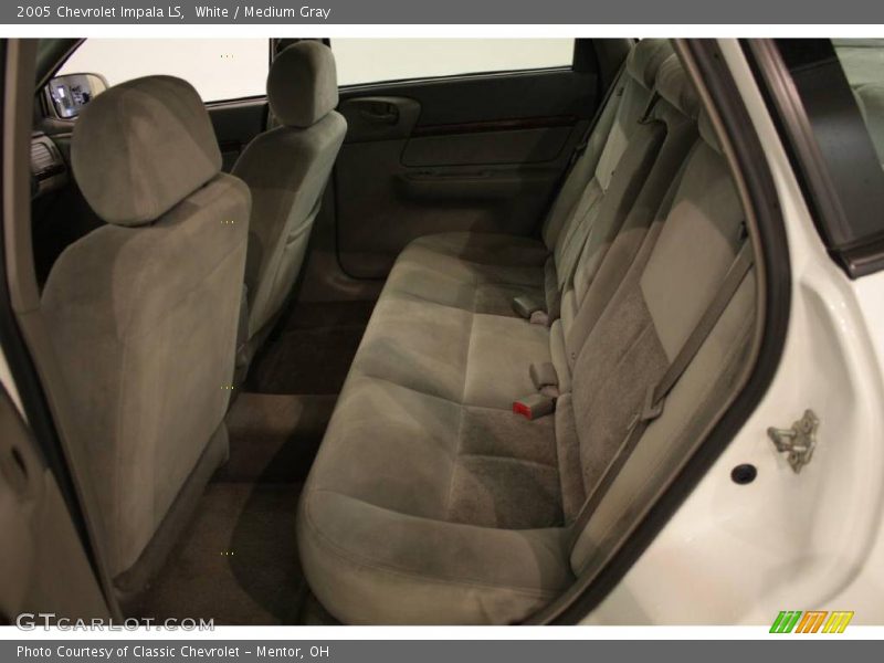 White / Medium Gray 2005 Chevrolet Impala LS