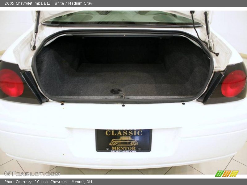 White / Medium Gray 2005 Chevrolet Impala LS